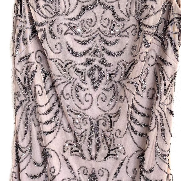 Adrianna Papell Beaded Sheath Dress - Picture 4 of 11